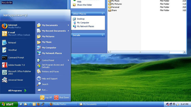 Windows XP Theme